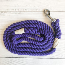 Load image into Gallery viewer, Purple Ultra Soft Leash