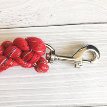 Load image into Gallery viewer, Red Glitter Ultra Soft Leash
