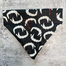 Load image into Gallery viewer, Vampire Fangs Bandana (Glow in The Dark)