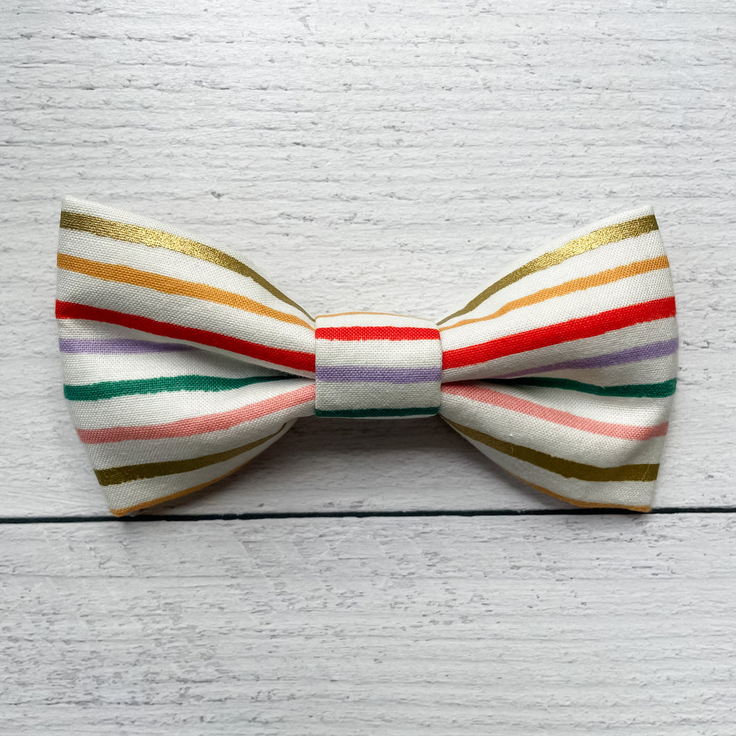 Summer Stripes Bow Tie