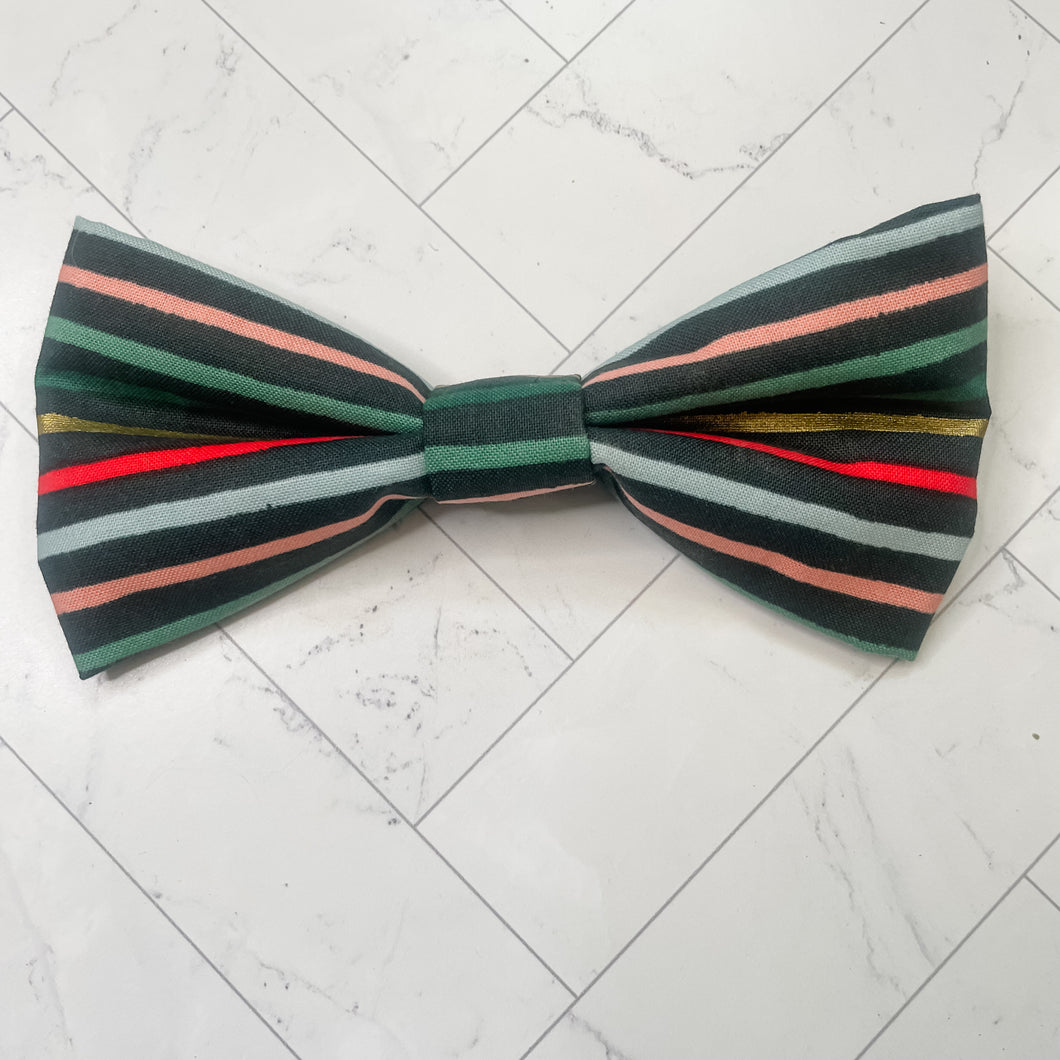 Holiday Stripes Bow Ties