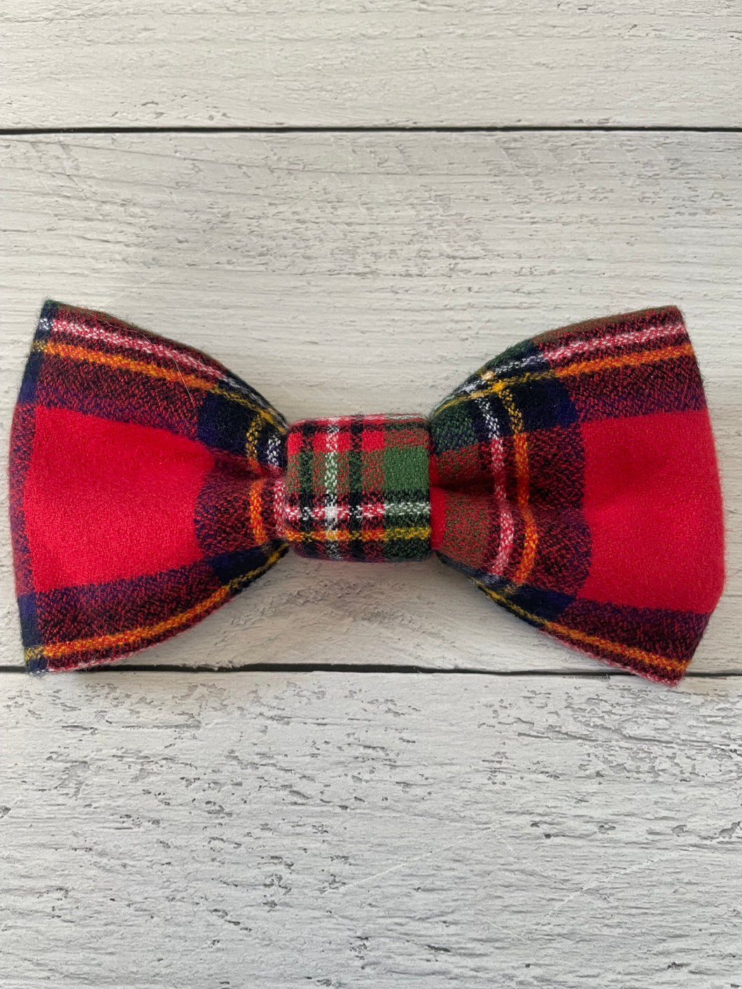 Red Tartan Bow Tie