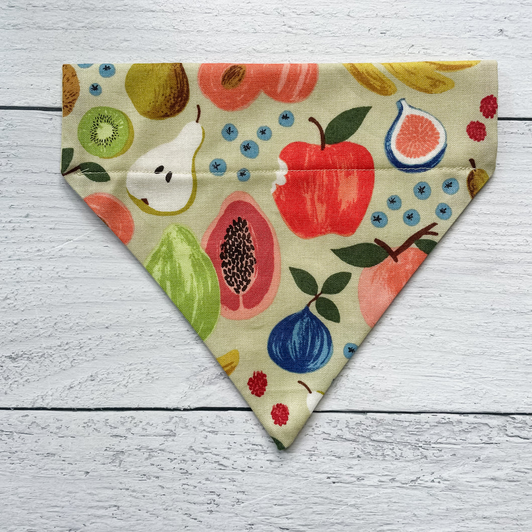 Pale Yellow Fruit Salad Bandana