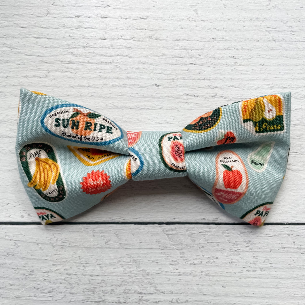 Fruit Stickers Bow Tie