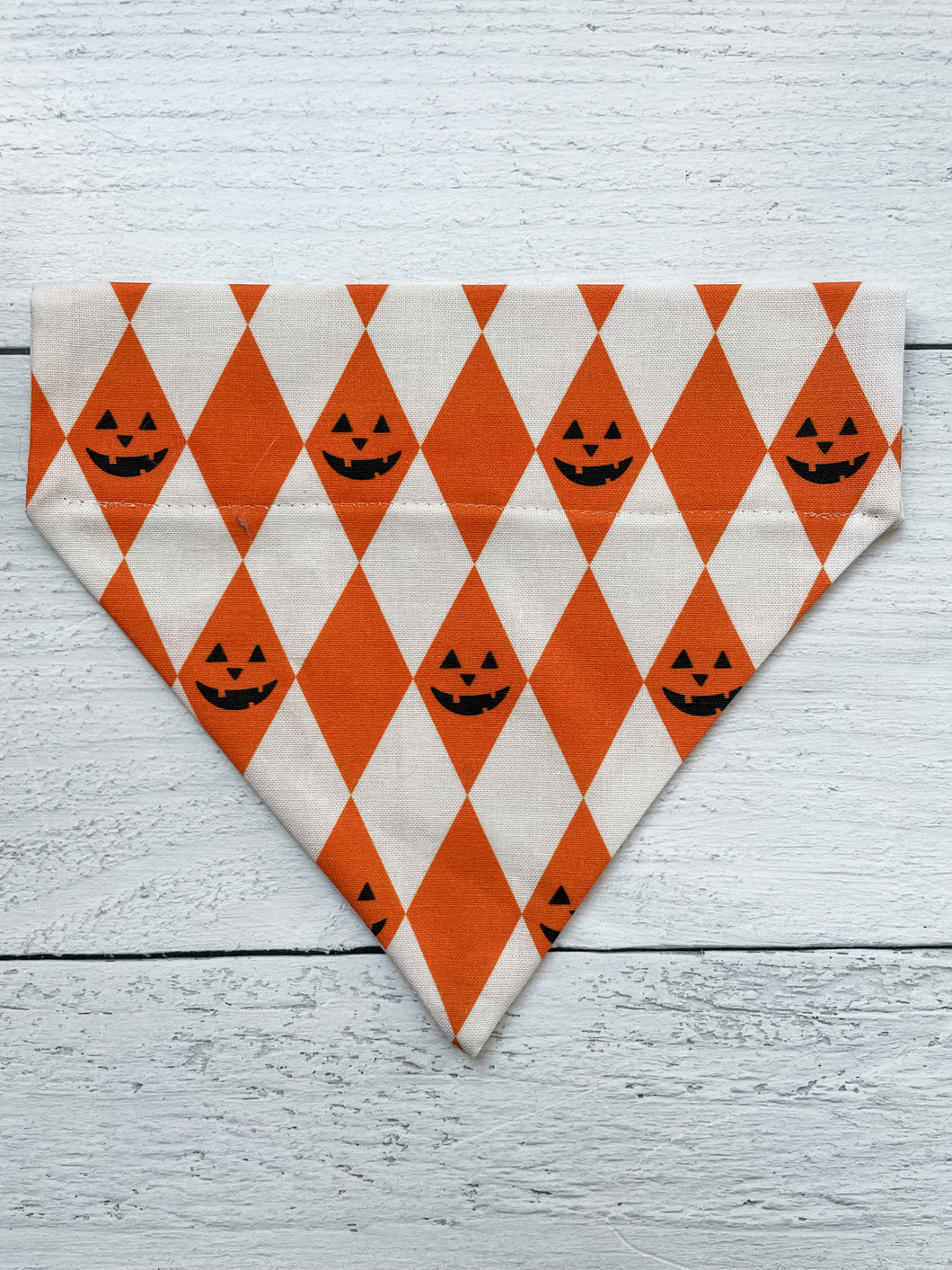 Jack-o-Lantern Harlequin Bandana